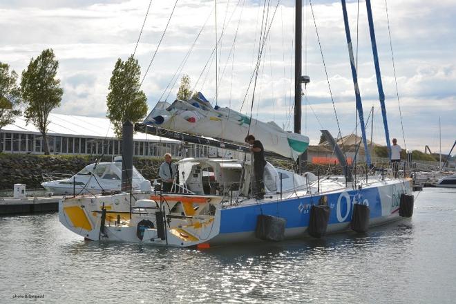 Kito de Pavant safely moored up in Les Sables d’Olonne - Vendée Globe © Bernard Gergaud